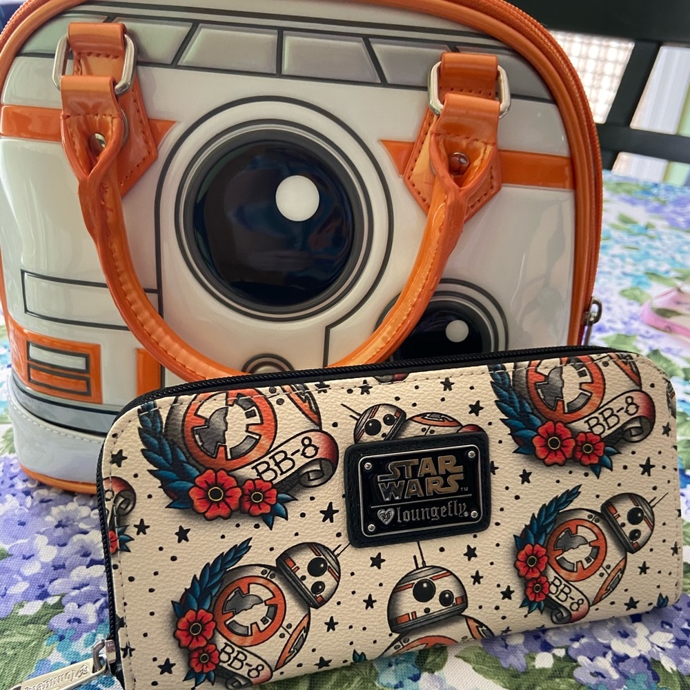 Loungefly Star Wars BB-8 satchel & wallet